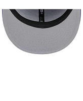 New Era Men's Purple Charlotte Hornets Jersey Hook Statement Edition 9FIFTY Snapback Hat