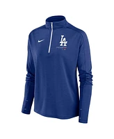 Nike Women's Royal Los Angeles Dodgers Pacer Quarter-Zip Top