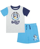 Bluey Toddler Boys 2-Piece Graphic T-Shirt and Shorts Set