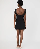 French Connection Women's Whisper Collared Mini Dress
