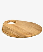 Oake Round Wood Serving Board, Exclusively at Macy's