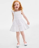 On 34th Cotton Eyelet-Embroidered Smocked Dress - Toddler, Exclusively at Macy's