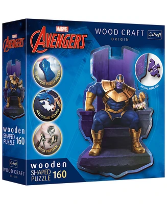 Trefl Wood Craft Puzzles Trefl Wood Craft 160 Piece Wooden Puzzle - Marvel Thanos on Throne