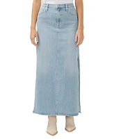 Silver Jeans Co. Women's Side Split Denim Maxi Skirt