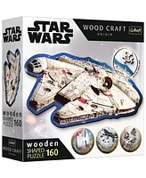 Trefl Wood Craft 160 Piece Wooden Puzzle - Star Wars