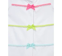 Little Me Baby Girls Pom Hooded Swim Cover-Up