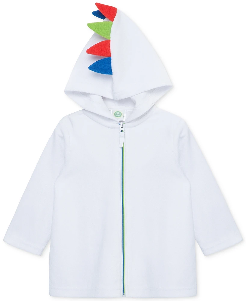 Little Me Baby Boys Neutral Hooded Robe Coverup