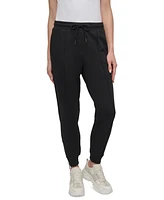 Dkny Sport Women's Zip-Cuff High-Rise Cotton Joggers