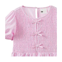 Cotton On Little/Big Girl's Bianca Short Sleeve Dress