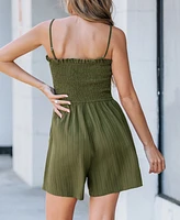 Women's Golden Sands Olive Romper