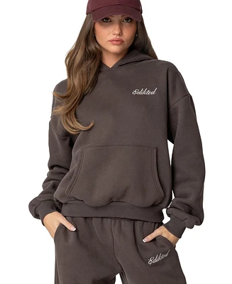 Edikted Womens We'Re Hoodie