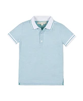 Hope & Henry Boys' Organic Short Sleeve Knit Pique Polo Shirt