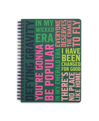 Steel Mill & Co Wicked Mini Notebook, Wicked Word Cloud