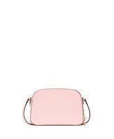 kate spade new york Devin Saffiano Leather Double Zip Dome Crossbody Bag