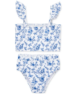 Little Me Baby Girls Floral-Print 2-Piece Swimsuit