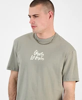 Guess Men's Relaxed-Fit Back Patch Logo Graphic T-Shirt