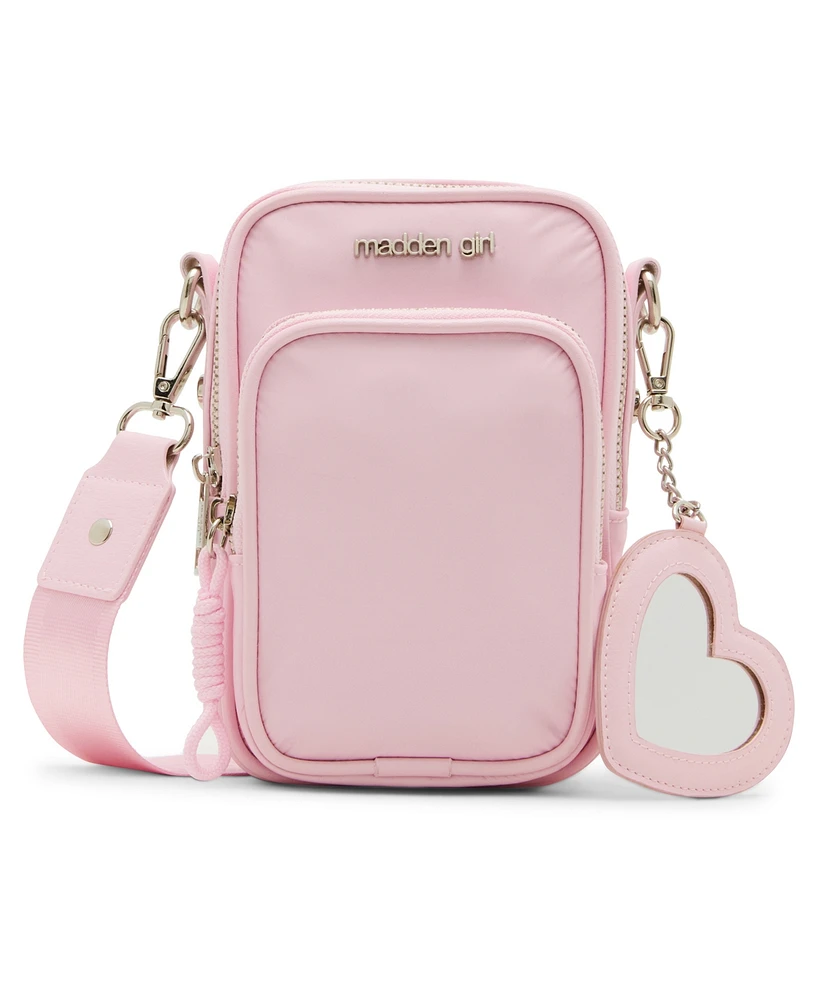 Madden Girl Willowh Nylon Cellphone Crossbody Bag