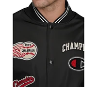 Champion Men's Varsity Patch Bomber Jacket