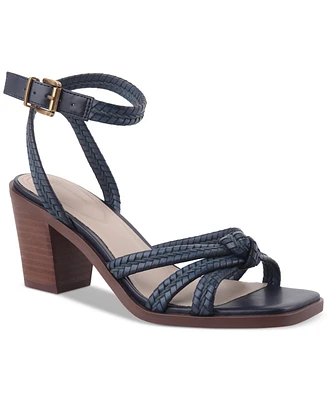 Giani Bernini Women's Renaee Block Heel Woven Strappy Dress Sandals, Created for Macy's