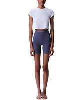 Calvin Klein Women's Ribbed Bike Shorts QS7216