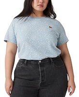 Levi's Plus Cotton The Perfect Scattered-Floral Tee