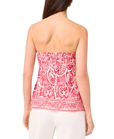 1.state Women's Printed Strapless Tube Top