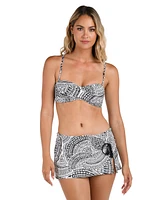 La Blanca Women's Dream Catcher Twisted Bandeau Bikini Top