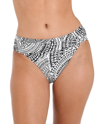 La Blanca Women's Dream Catcher Shirred-Band Hipster Bottom