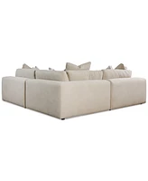 Klarke 3-Pc. L Sectional With Deep Seating, Exclusively at Macy's