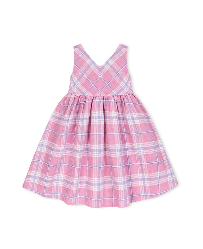 Hope & Henry Big Girls Sleeveless Linen Swing Dress