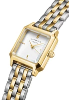 Rosefield Boxelle Women's Two Tone Stainless Steel Bracelet Watch 19.5mm