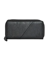 Slim Zipper Round Wallet