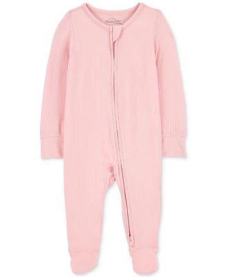 PurelySoft by Carter's Baby Zip-Up PurelySoft 1-Piece Sleep & Play Pajamas