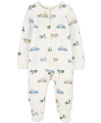 PurelySoft by Carter's Baby Zip-Up 1-Piece Sleep & Play Pajamas