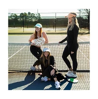 Women's Adjustable Band Sport Visor - White