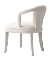 Manhattan Comfort 24.8" Palmer Modern Tweed Dining Armchair