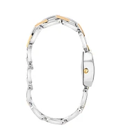 Jessica Carlyle Women's Shiny Two-Tone Metal Alloy Analog Watch, 22mm