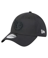 New Era Men's Black Tennessee Titans Hydro 39THIRTY Flex Hat