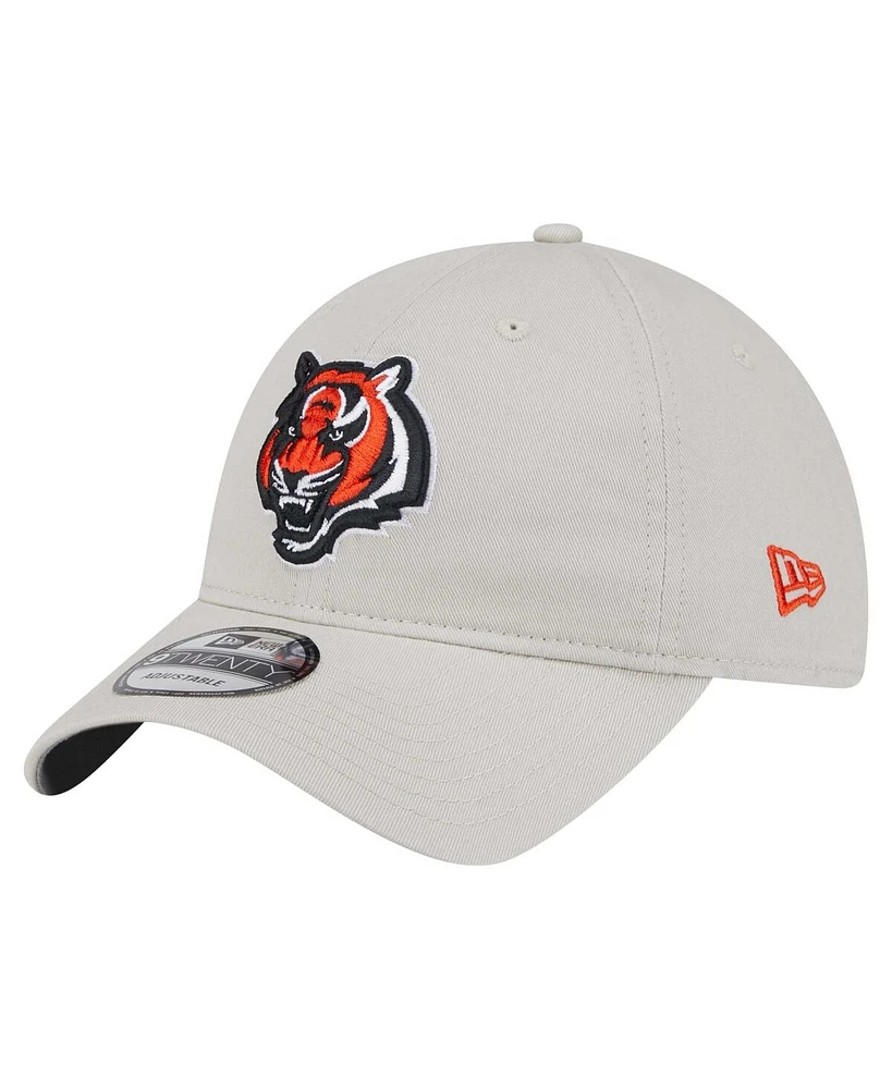 New Era Men's Stone Cincinnati Bengals Playmaker 9TWENTY Adjustable Hat