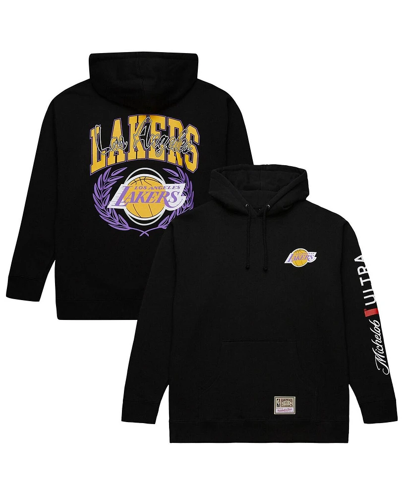 Mitchell & Ness Men's Black Los Angeles Lakers Nba x Michelob Ultra Swish Sip Pullover Hoodie