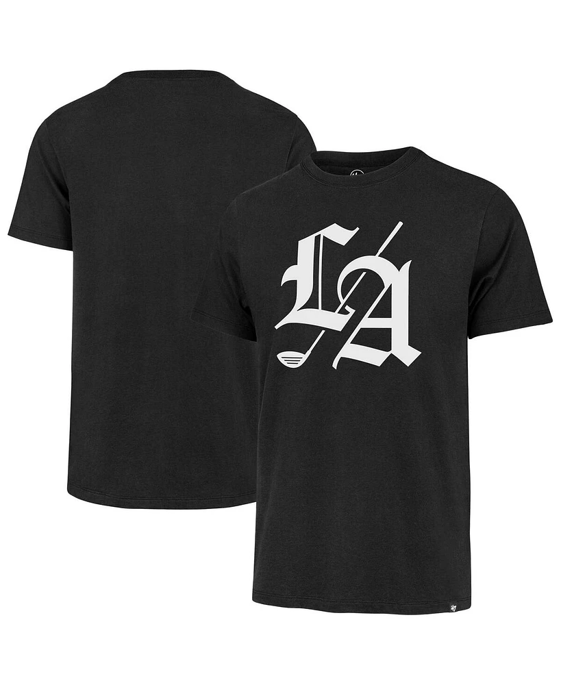 '47 Brand Men's Black Tgl Los Angeles Golf Club Franklin T-Shirt