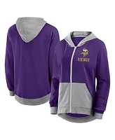 Fanatics Women's Purple Minnesota Vikings Hit It Full-Zip Hoodie