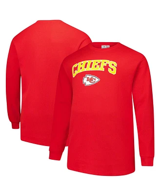 Fanatics Men's Red Kansas City Chiefs Big Tall Thermal Long Sleeve T-Shirt