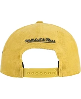 Mitchell & Ness Men's Gold Pittsburgh Pirates Corduroy Snapback Hat