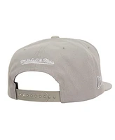 Mitchell & Ness Men's Gray Chicago White Sox Snapback Hat