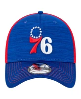 New Era Men's Royal/Red Philadelphia 76ers Active Tech Neo Flex 39THIRTY Hat