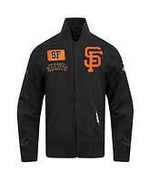 Pro Standard Men's Black San Francisco Giants Area Code Twill Full-Zip Jacket