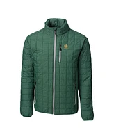 Cutter & Buck Men's Hunter Green Notre Dame Fighting Irish Alumni Logo Rainier PrimaLoft Insulated Full-Zip Puffer Vest