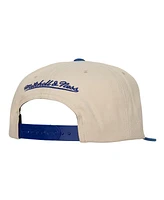 Mitchell & Ness Men's Cream North Carolina A&T Aggies Chainstitch Hook Logo Snapback Hat