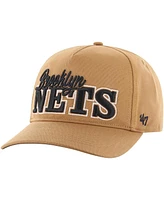 '47 Brand Men's Tan Brooklyn Nets Barnes Hitch Adjustable Hat